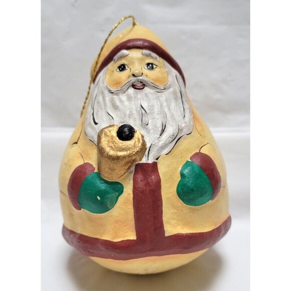 Unbranded Other - Vintage Roly Poly Santa with Bell Christmas Tree Ornament
